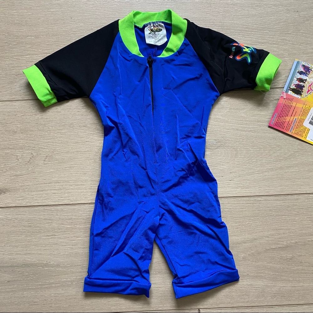 Radicool Skins Blue, Black & Green Rash Guard - 2-NWT